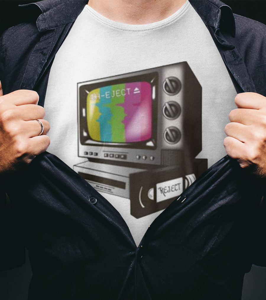 Sh-Eject Retro TV VHS Eject Design T-Shirt