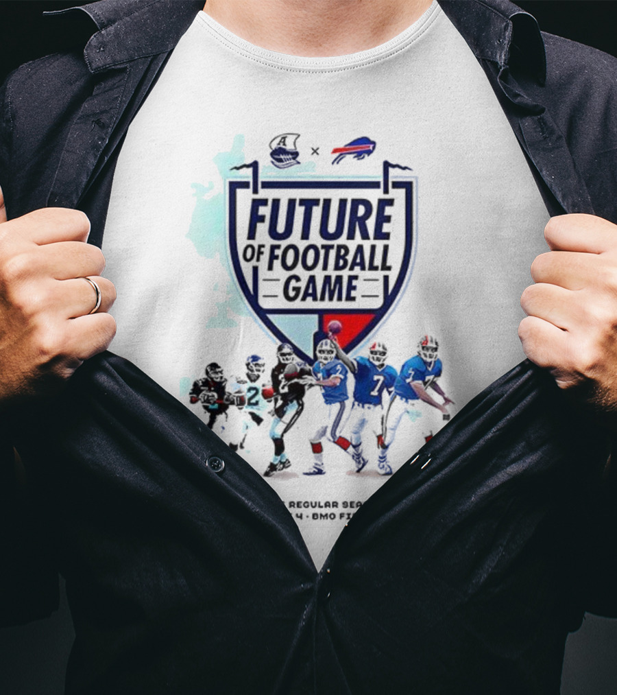 Future Of Football Game Toronto Argonauts Buffalo Bills October 14 Rogers Centre T-Shirt