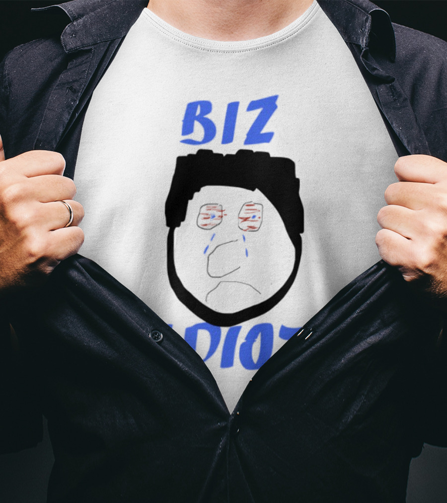 Biz Idiot Meme Renaissance Style Tears T-Shirt