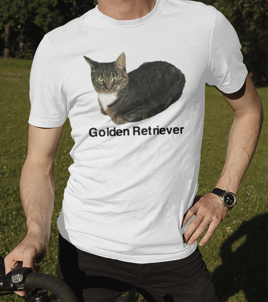 Henry Johnson Cat Humor Golden Retriever Caption T-Shirt