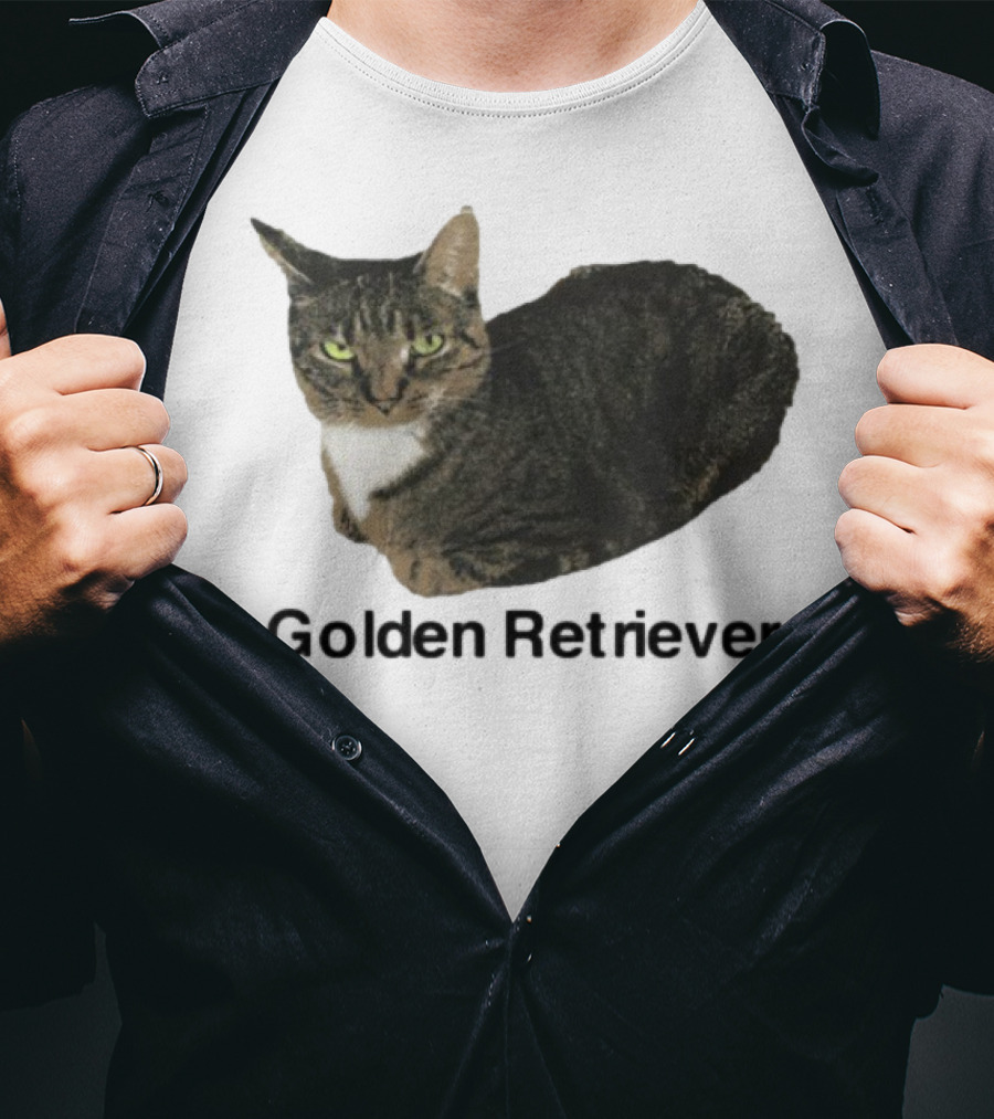 Henry Johnson Cat Humor Golden Retriever Caption T-Shirt