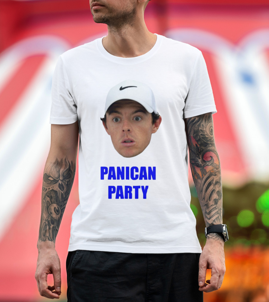 Panican Party Funny Golf Cap Expression T-Shirt
