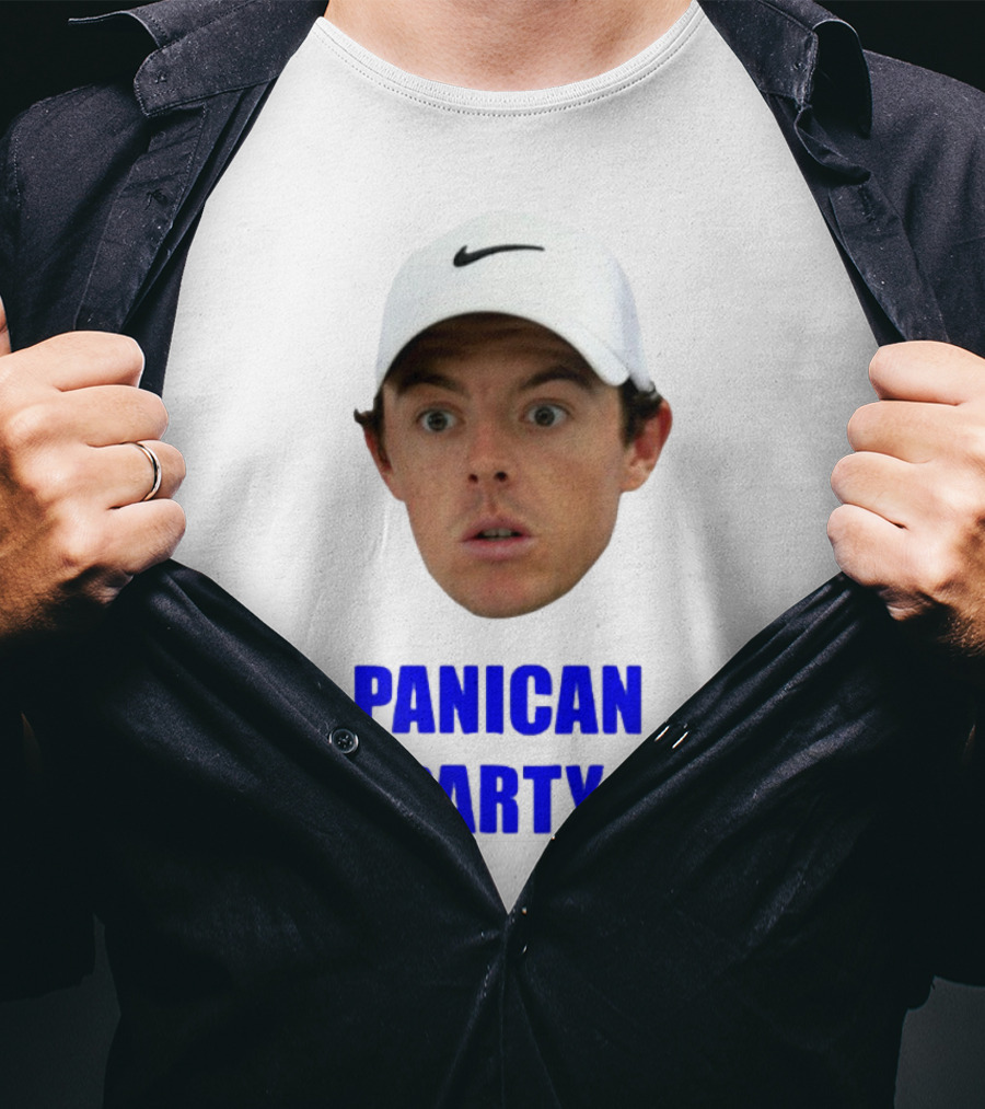 Panican Party Funny Golf Cap Expression T-Shirt
