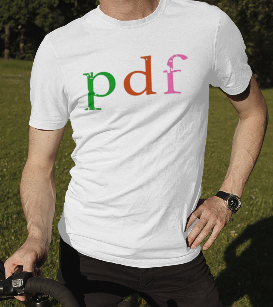 Pdf These Files Contain Confidential Multicolor Text T-Shirt