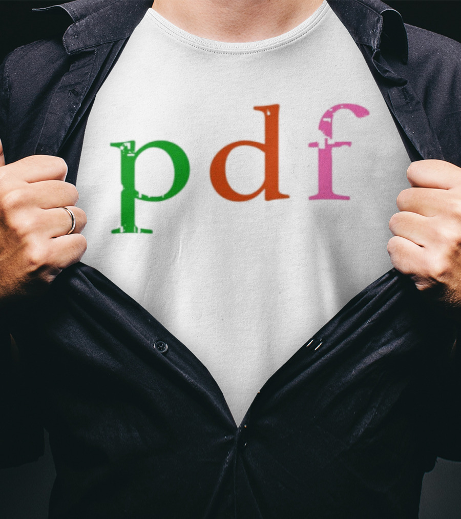 Pdf These Files Contain Confidential Multicolor Text T-Shirt
