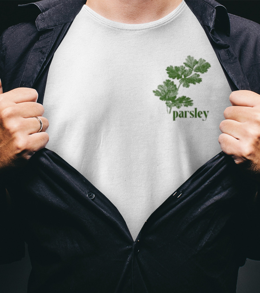 Atthemoment Green Parsley Leaves T-Shirt