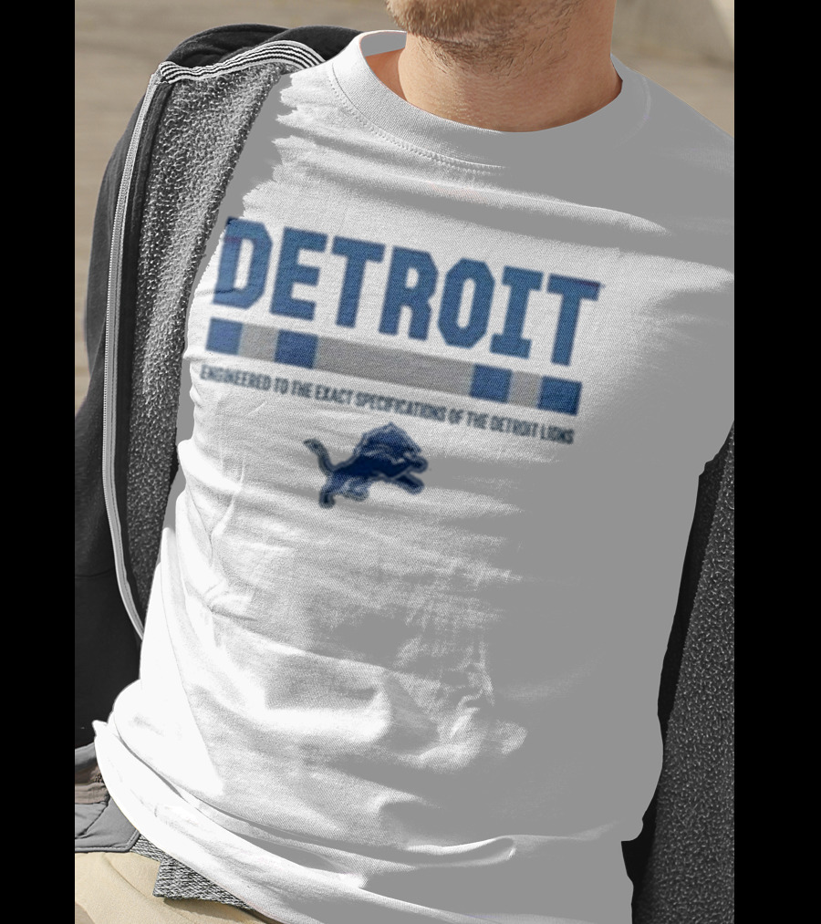 Detroit Lions Engineered To The Exact Specifications Barry Sanders T-Shirt