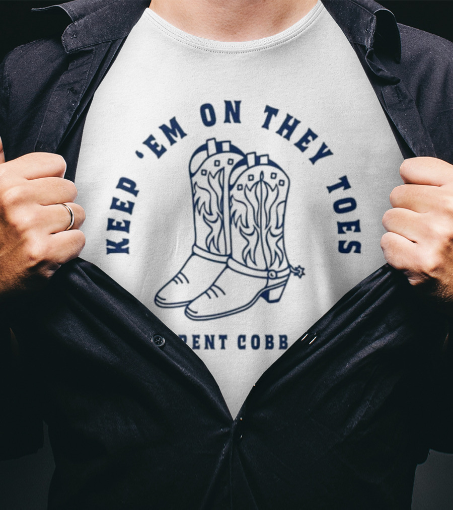 Keep ‘Em On They Toes Brent Cobb Boots T-Shirt