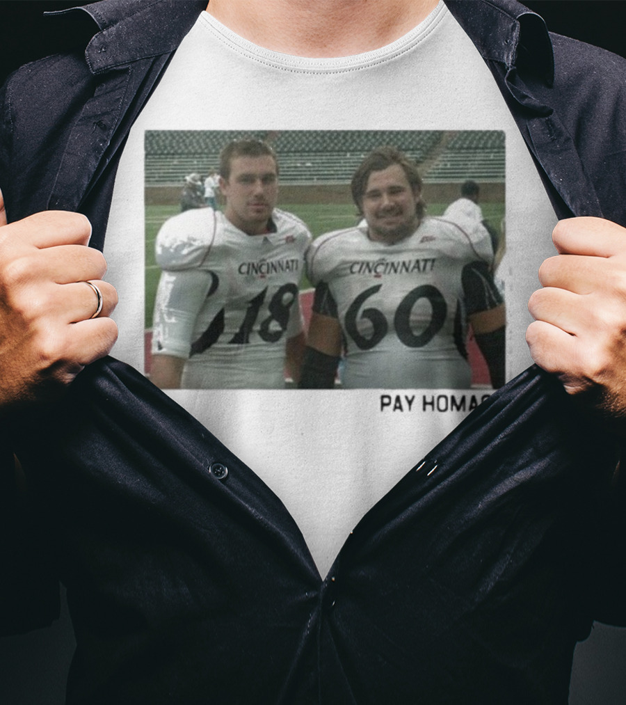 Cincinnati Bearcats Kelce Brothers Football Team Vintage Tribute T-Shirt