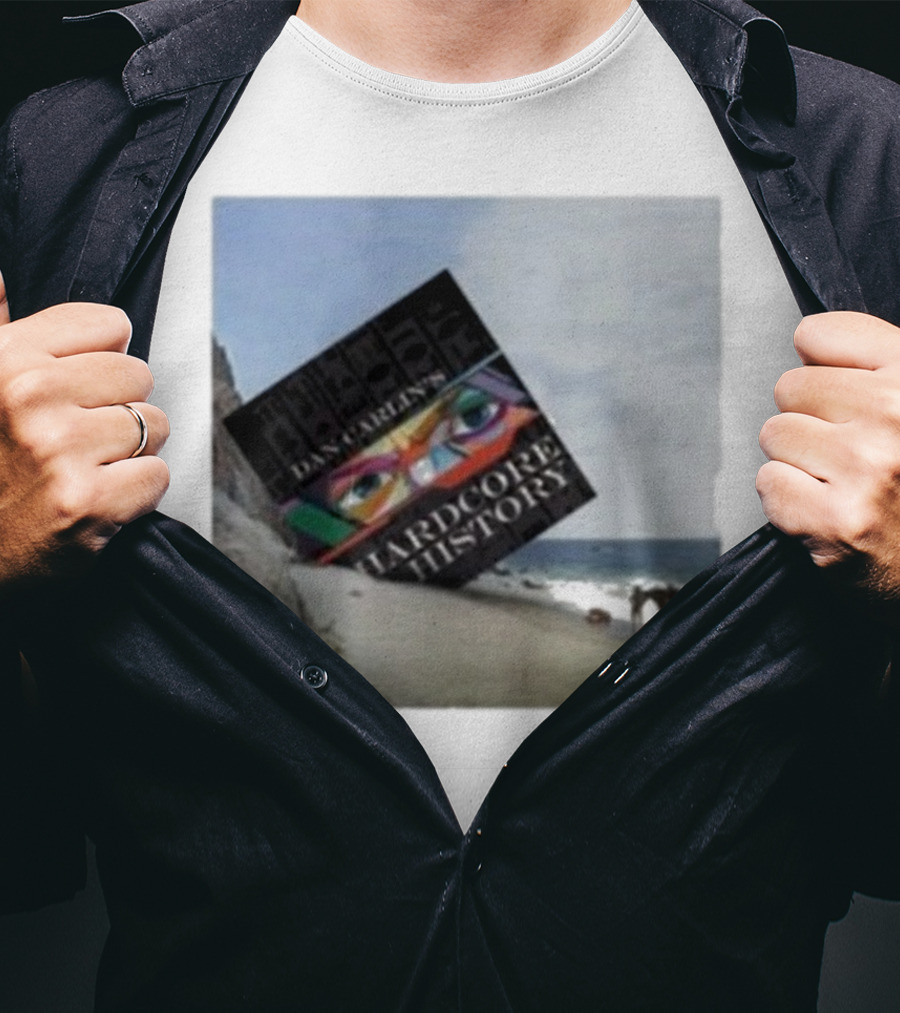 Dan Carlin Hardcore History Podcast Planet Of The Apes Beach Scene T-Shirt