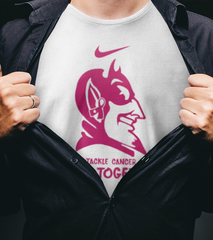 Duke Blue Devils Nike Tackle Cancer Win Together In October We Wear Pink T-Shirt