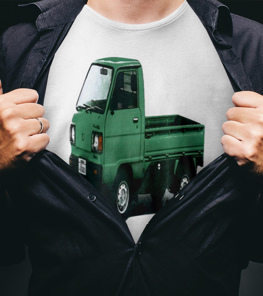 Henry Johnson Truck Green Retro Kei Mini Truck Classic Vintage Vehicle Japan T-Shirt