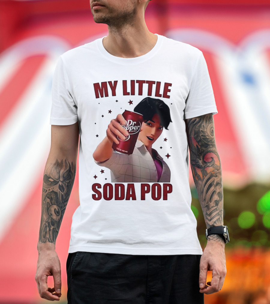 My Little Soda Pop Dr. Pepper Anime Character T-Shirt