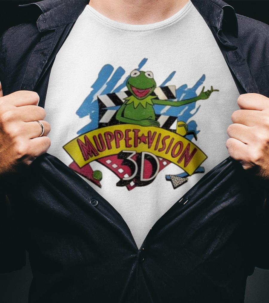 Muppet Vision 3D Kermit The Frog Disney Attraction Experience T-Shirt