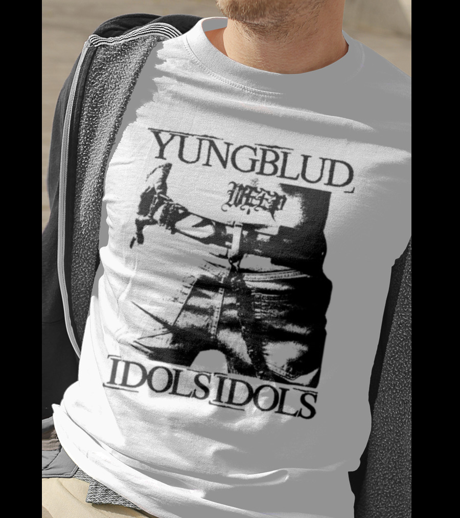 Yungblud Idolsidols Limited White Tattoo Design T-Shirt