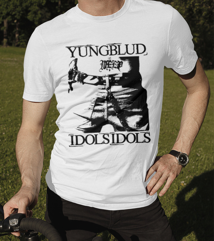 Yungblud Idolsidols Limited White Tattoo Design T-Shirt