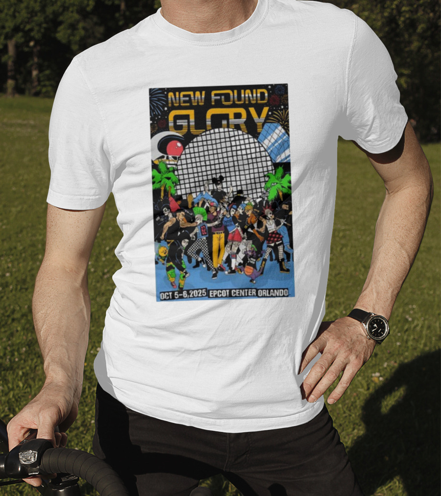 New Found Glory Epcot Center Orlando Oct 5-6 2025 Event Celebration T-Shirt