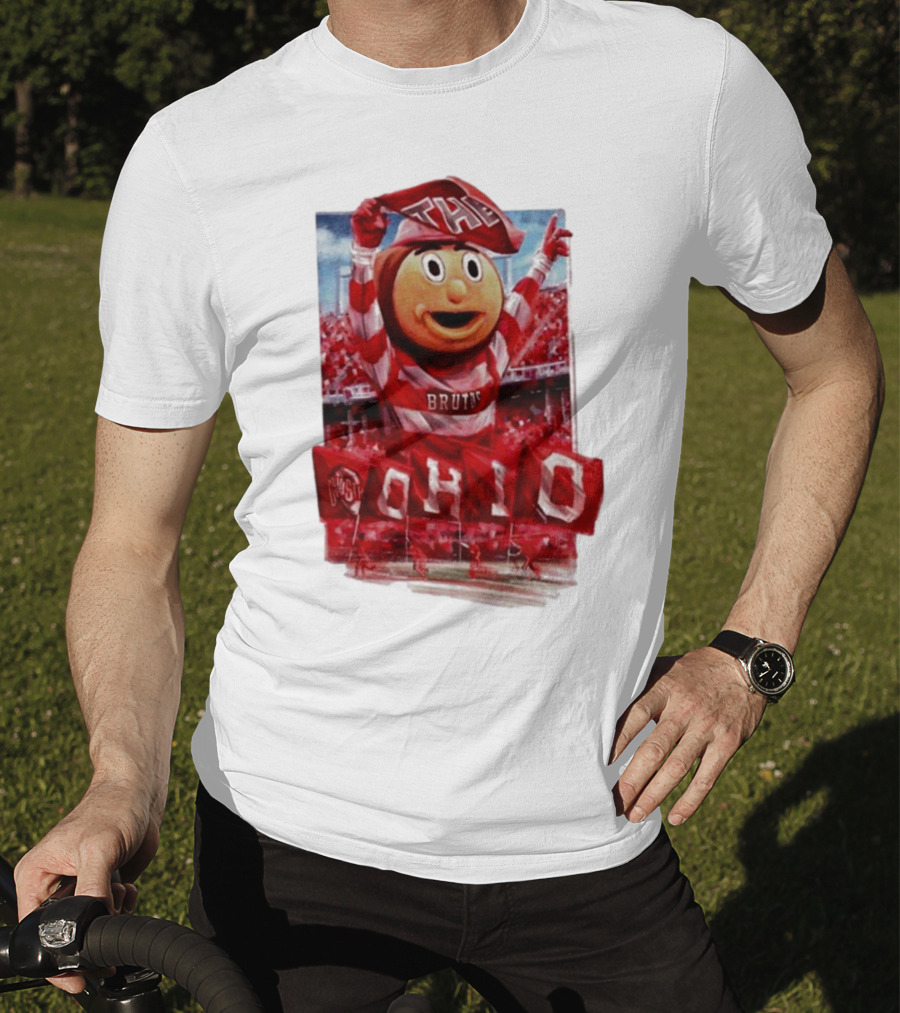 Ohio State Buckeyes Brutus Mascot At Ohio Stadium Event T-Shirt