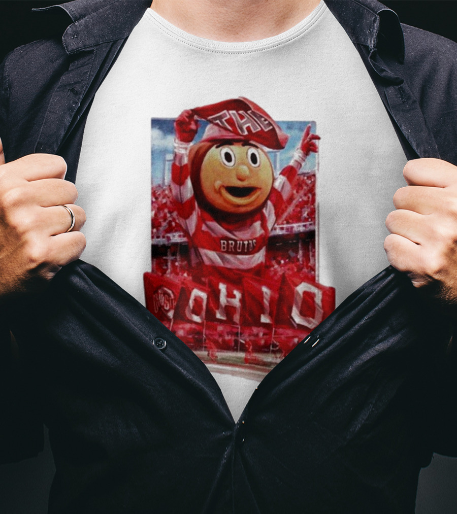 Ohio State Buckeyes Brutus Mascot At Ohio Stadium Event T-Shirt