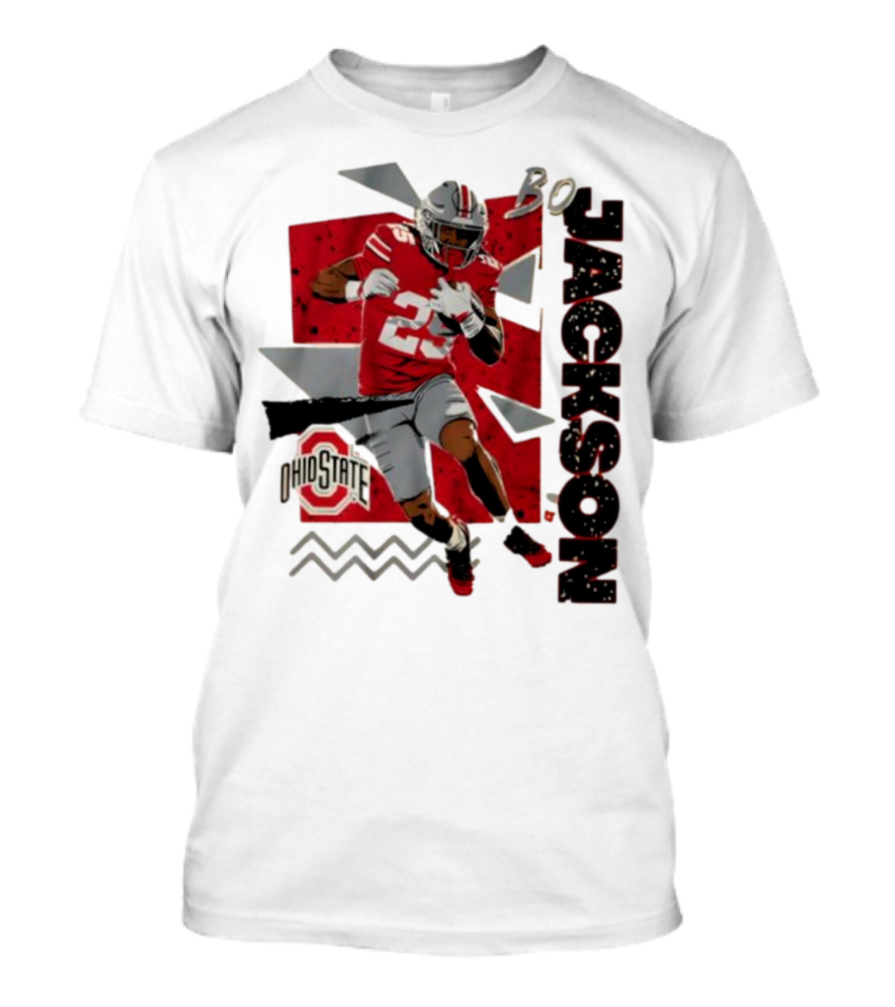 Bo Jackson Ohio State Football 90s Style T-Shirt