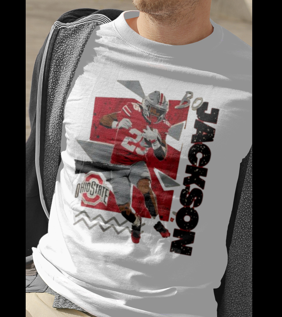 Bo Jackson Ohio State Football 90s Style T-Shirt