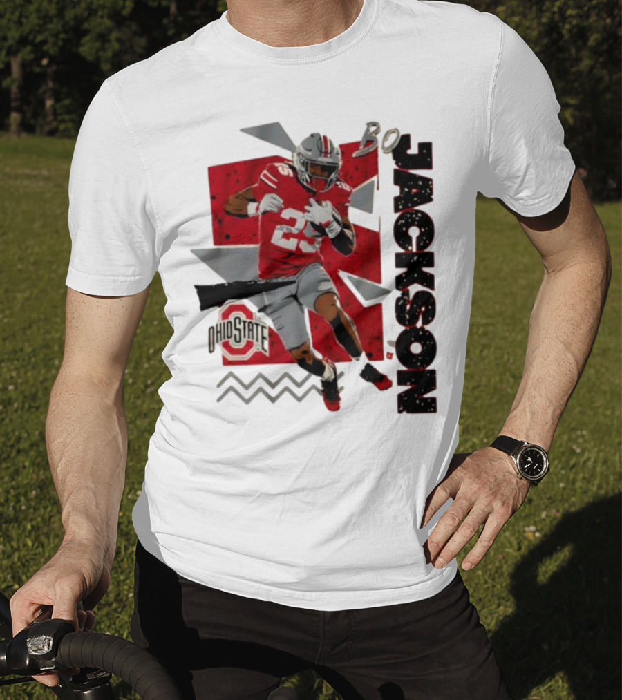Bo Jackson Ohio State Football 90s Style T-Shirt