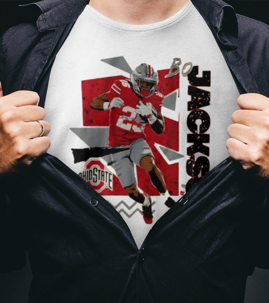 Bo Jackson Ohio State Football 90s Style T-Shirt