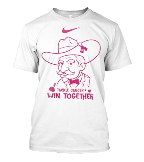 Ole Miss Rebels Nike Tackle Cancer Win Together Pink October T-Shirt