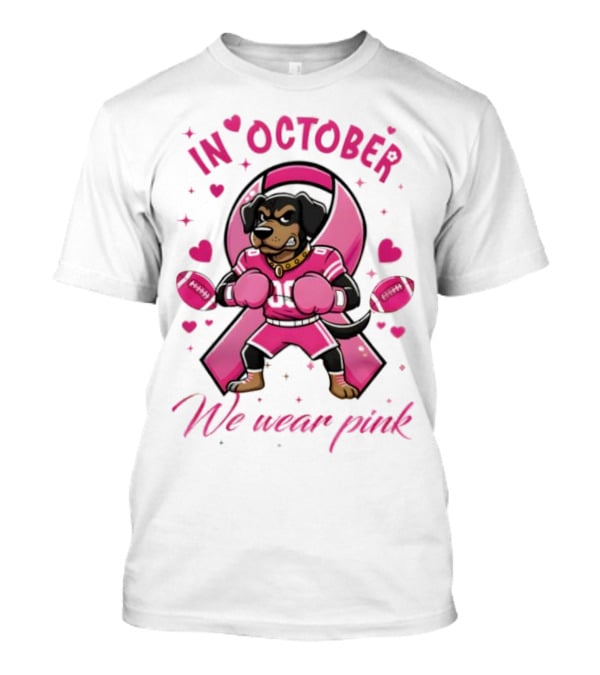 Tennessee Volunteers Breast Cancer Awareness In October We Wear Pink Tackle Cancer Score Hope T-Shirt