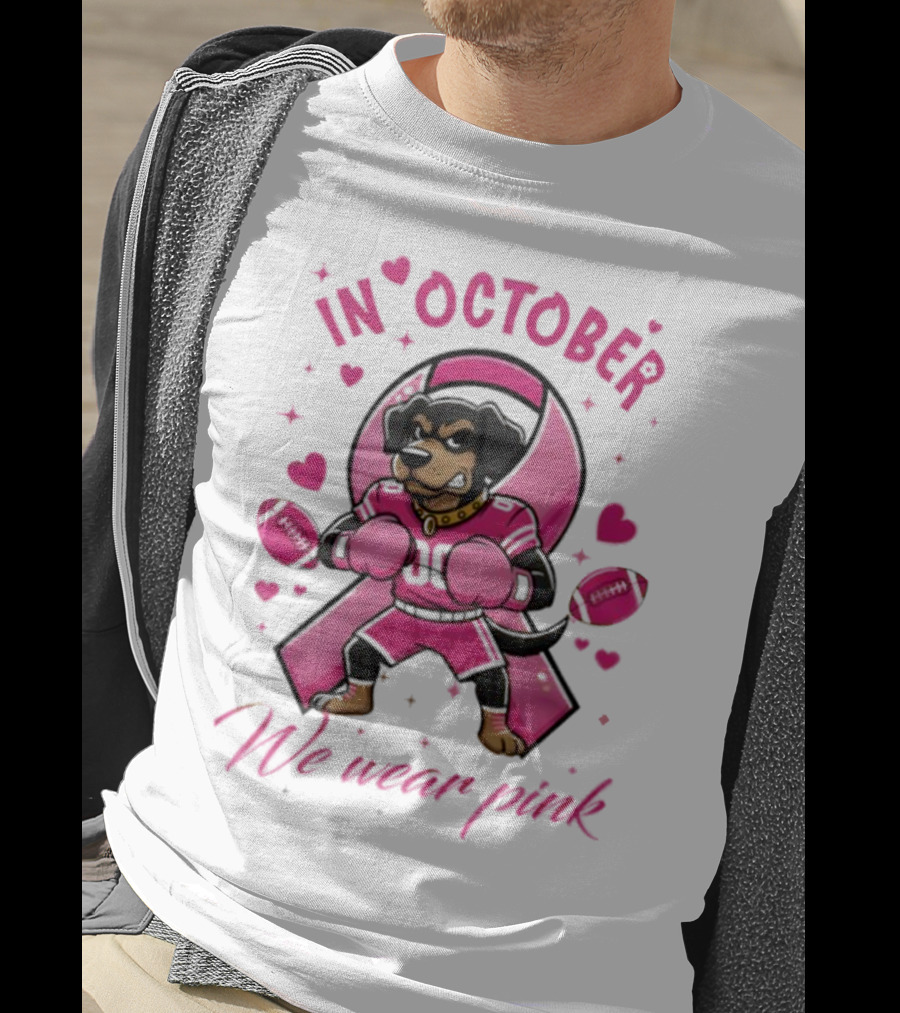 Tennessee Volunteers Breast Cancer Awareness In October We Wear Pink Tackle Cancer Score Hope T-Shirt