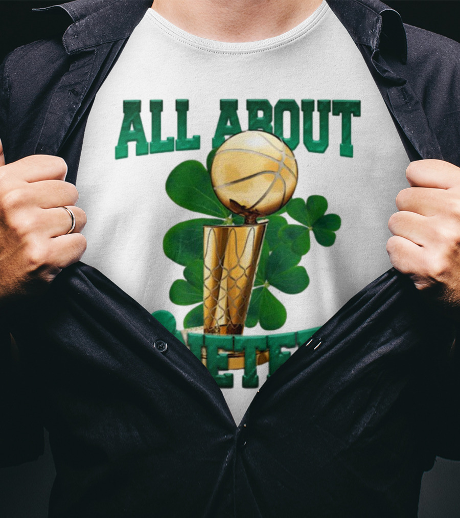 All About Nineteen Championship Basketball Clover Trophy T-Shirt