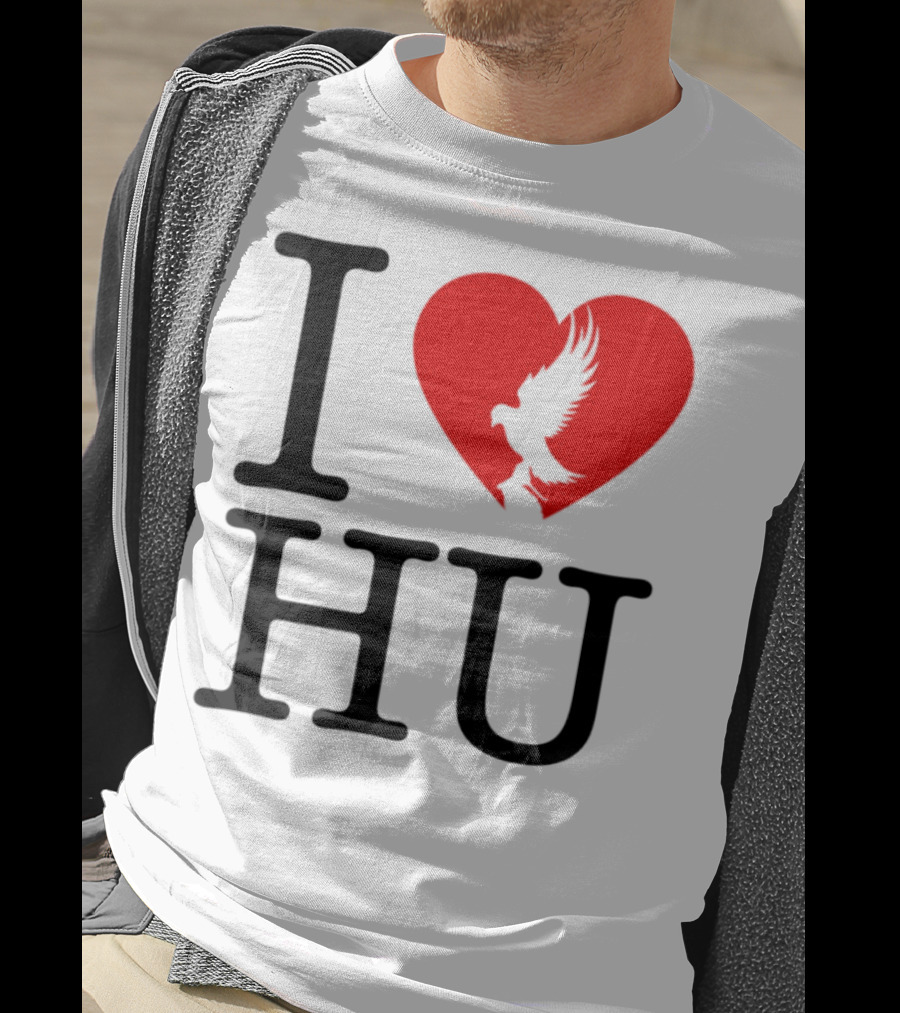 Hollywood Undead Spring 2025 I Love HU Heart And Eagle Icon T-Shirt