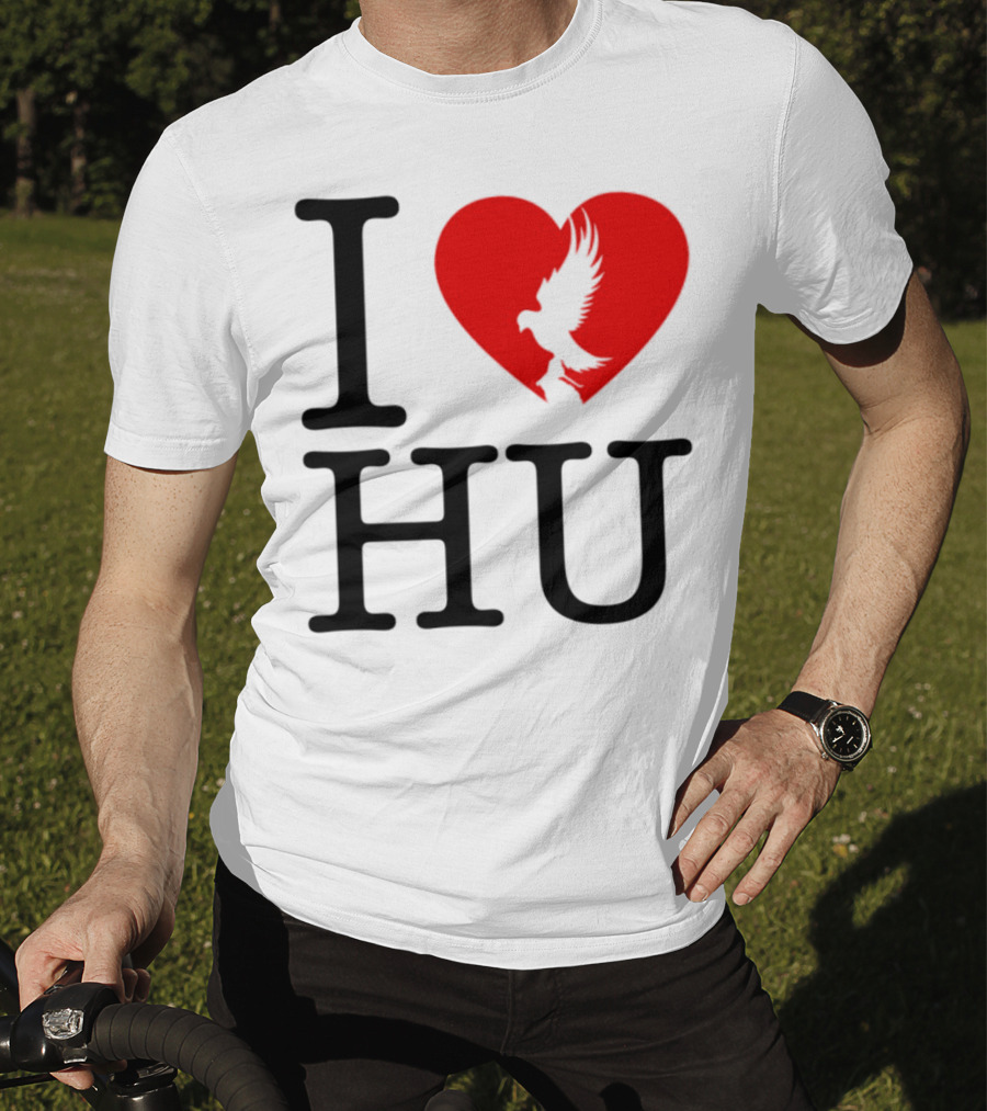 Hollywood Undead Spring 2025 I Love HU Heart And Eagle Icon T-Shirt