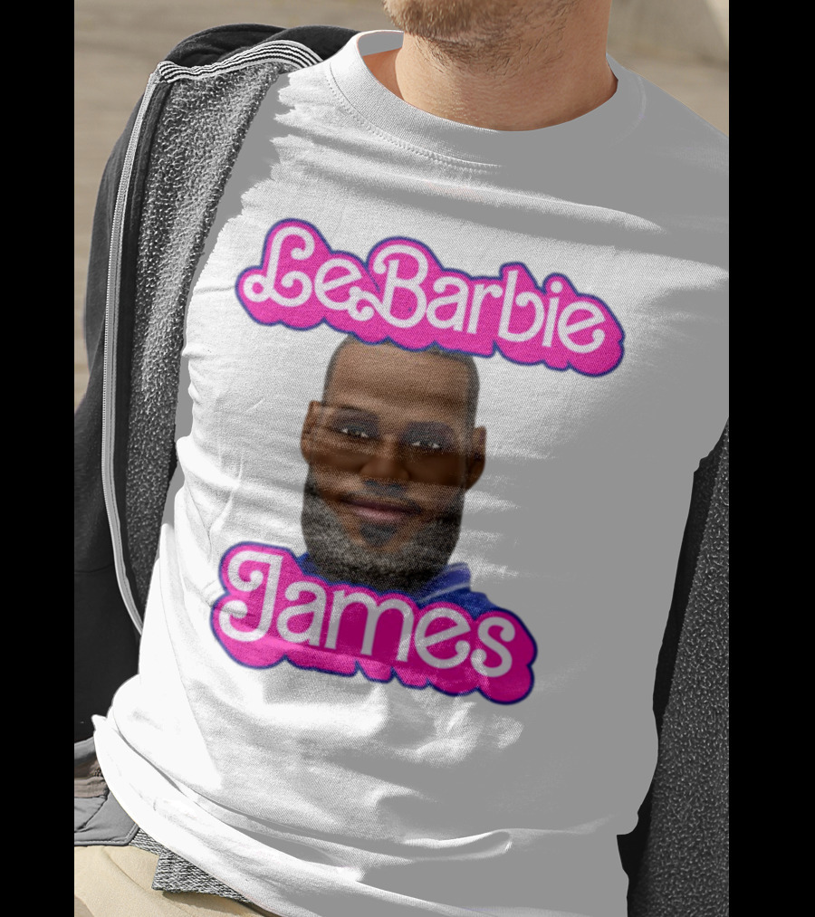 LeBarbie James Basketball Icon Parody T-Shirt