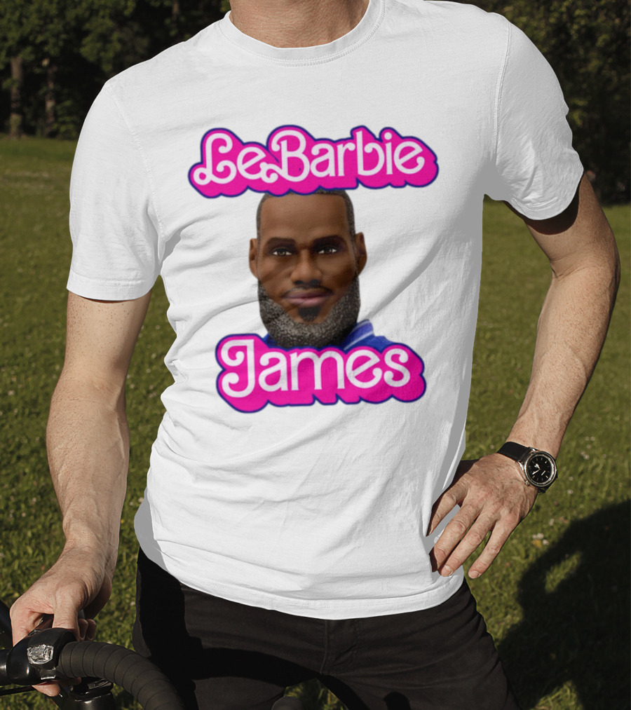 LeBarbie James Basketball Icon Parody T-Shirt