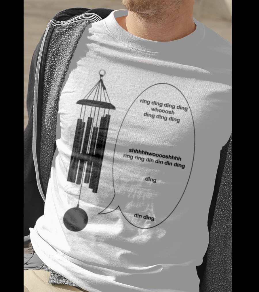 Henry Johnson Whooosh Ring Ding Ding Ding Wind Chime Sound Effect T-Shirt