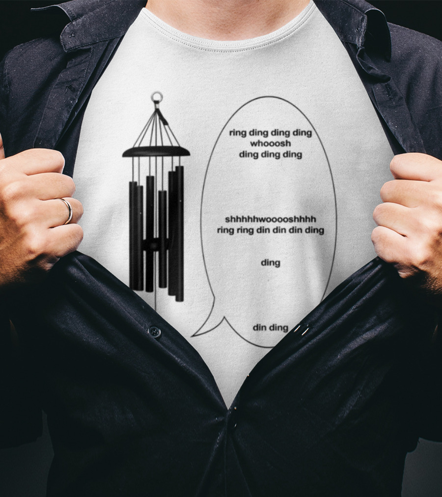Henry Johnson Whooosh Ring Ding Ding Ding Wind Chime Sound Effect T-Shirt