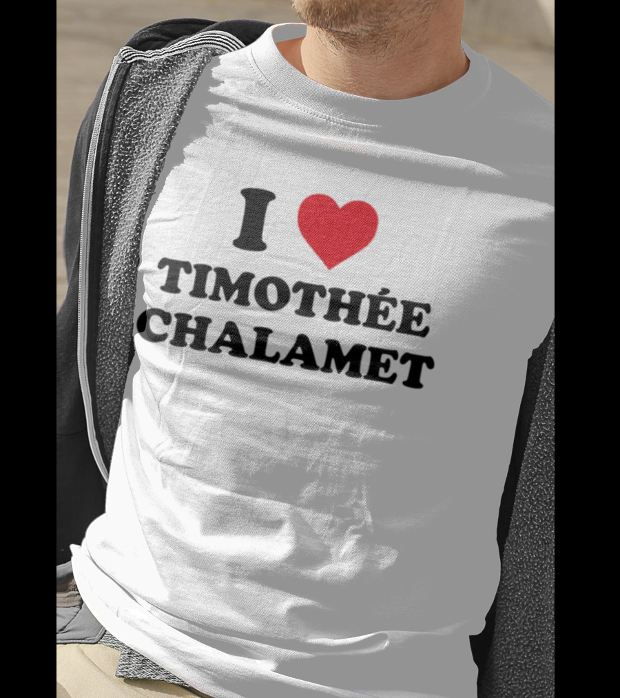 I Heart Timothée Chalamet Enthusiast Apparel T-Shirt