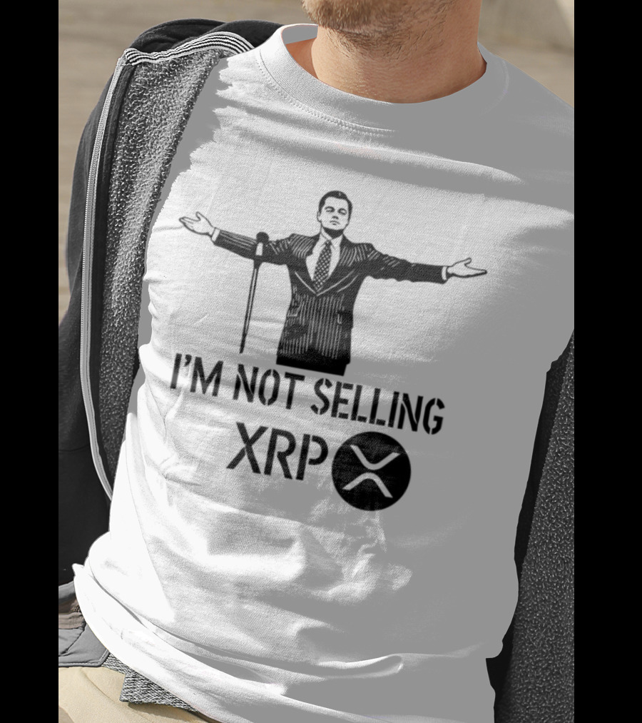I'm Not Selling XRP Man With Outstretched Arms T-Shirt