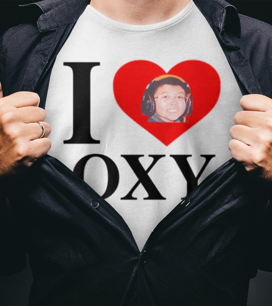 V1c I Heart Oxy Kid Headphones T-Shirt
