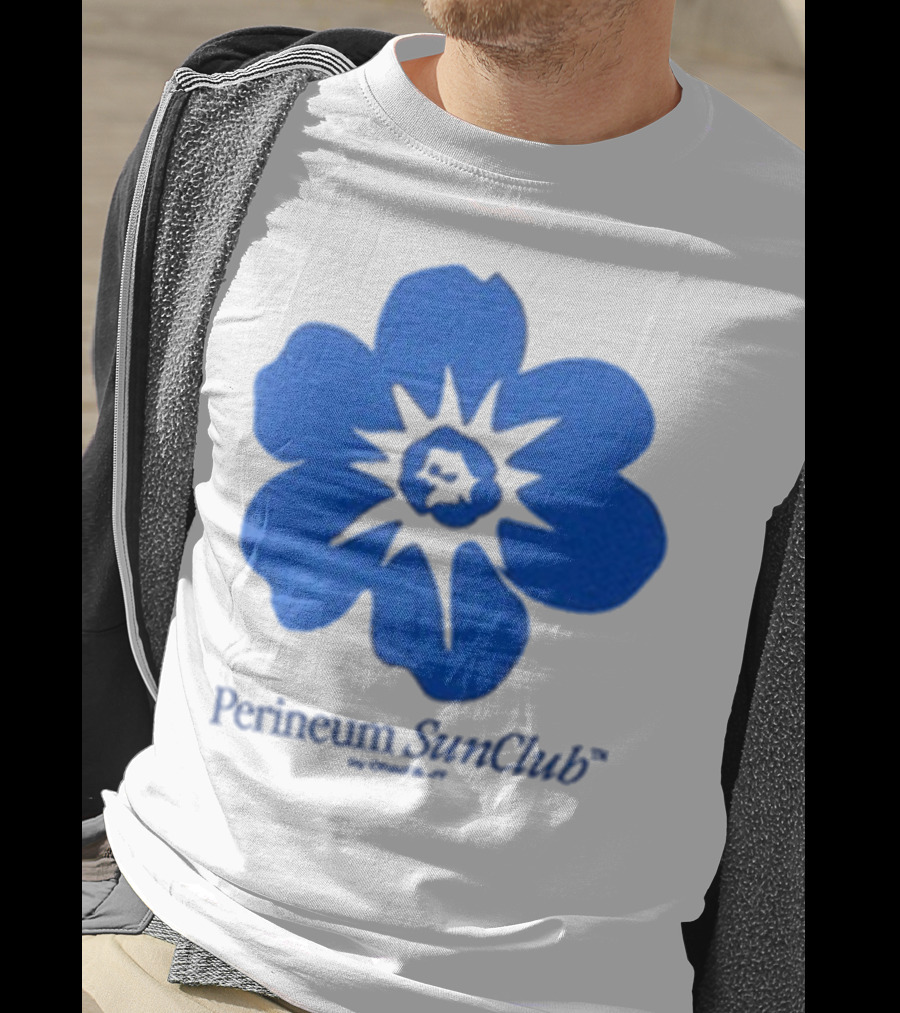 Chad And JT Perineum SunClub Bumflower Blue Blossom T-Shirt