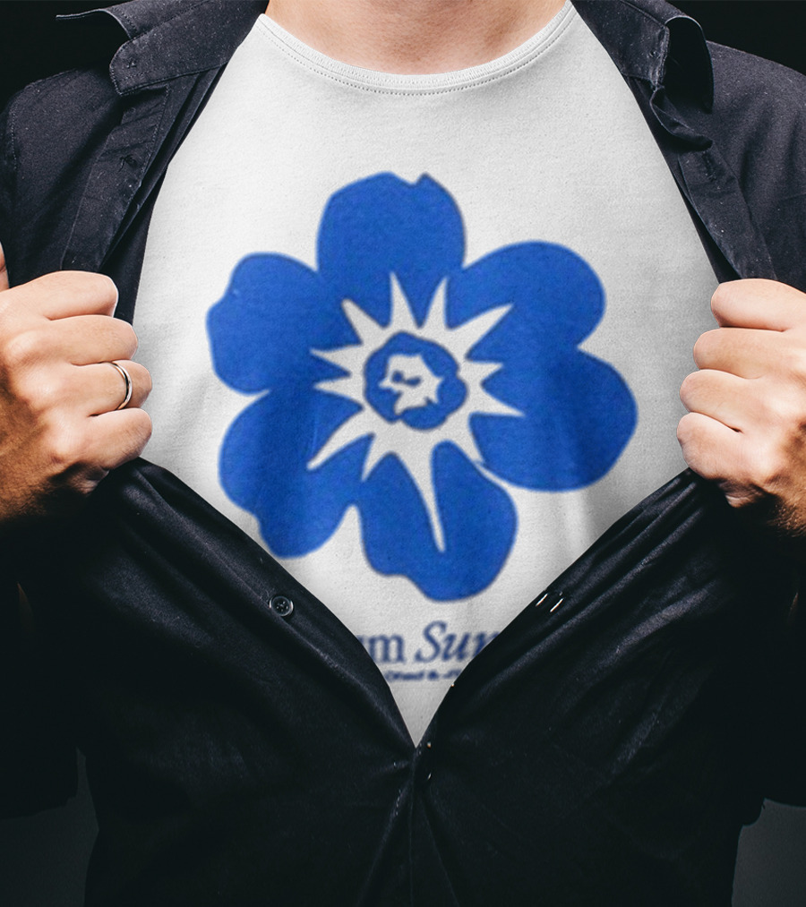 Chad And JT Perineum SunClub Bumflower Blue Blossom T-Shirt