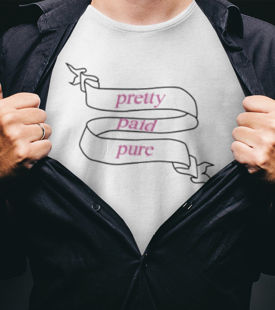 Emilythefairyy Pretty Paid Pure Pink Text T-Shirt