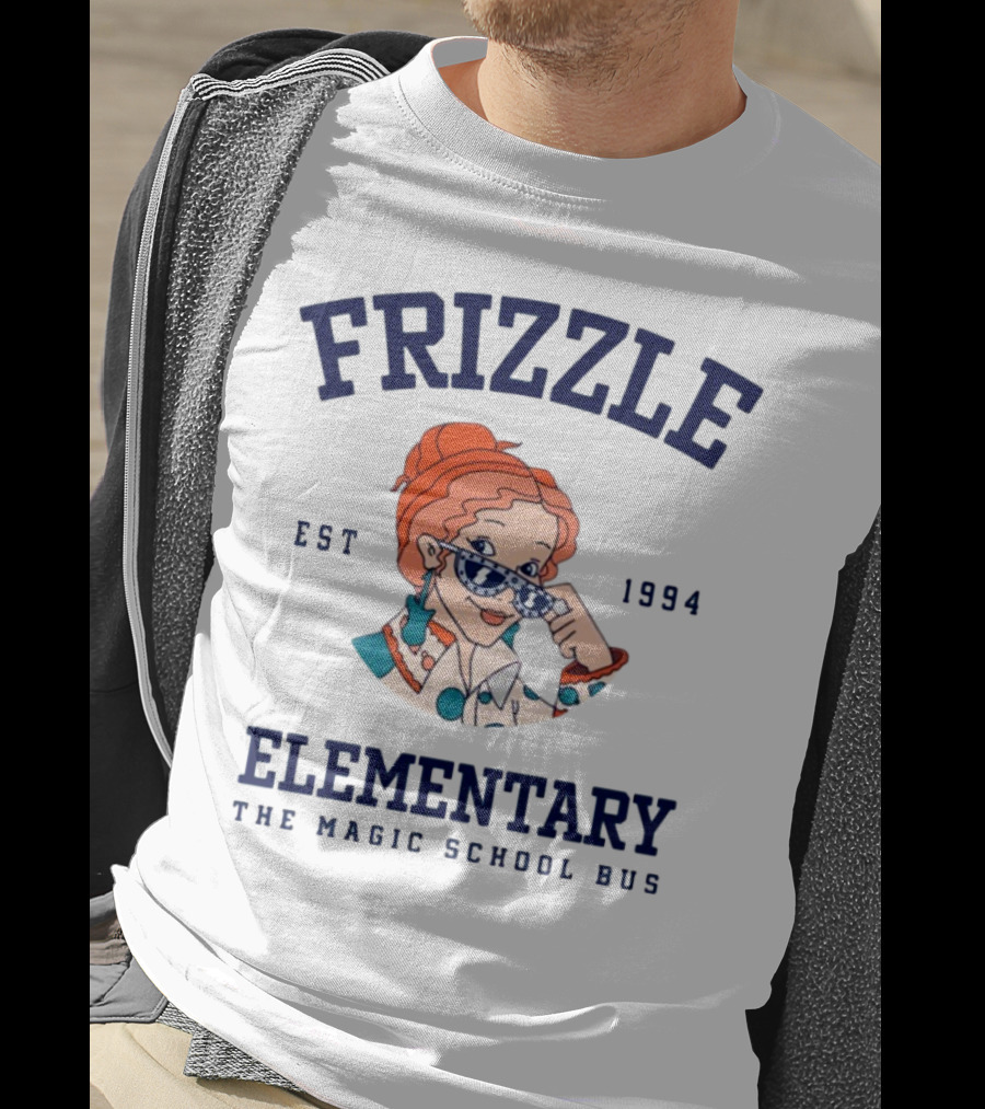Frizzle Elementary The Magic School Bus Est 1994 Retro Style T-Shirt