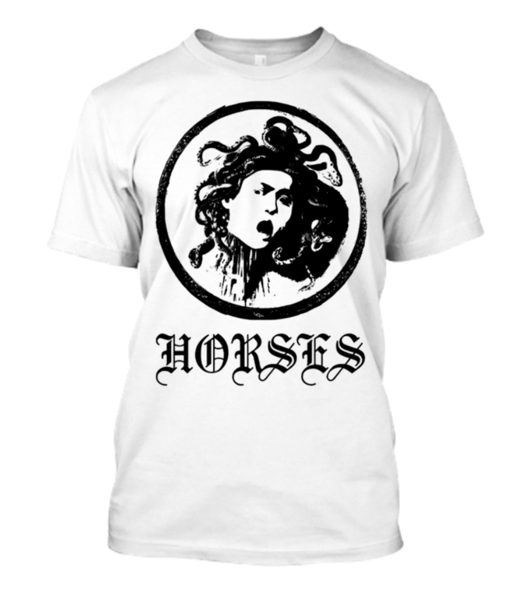 Horses Medusa Iconic Mythical Symbolism T-Shirt