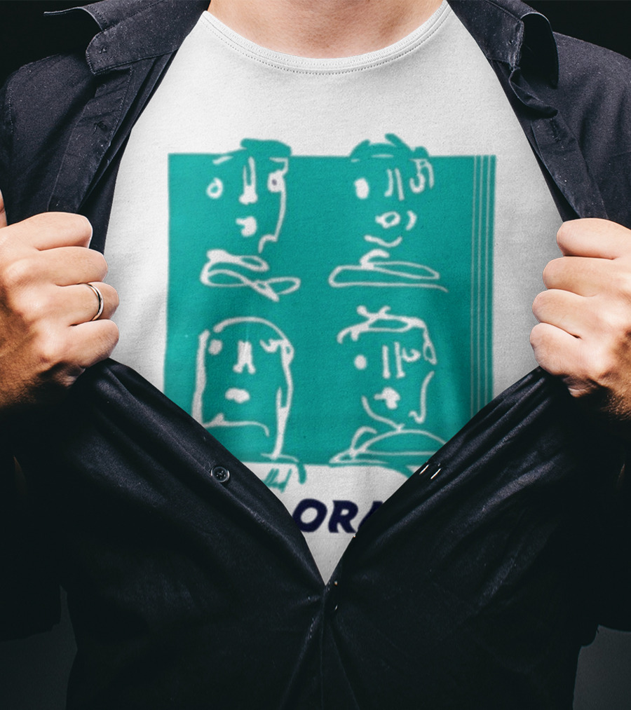 Mild Orange A Band Called Faces Artwork T-Shirt