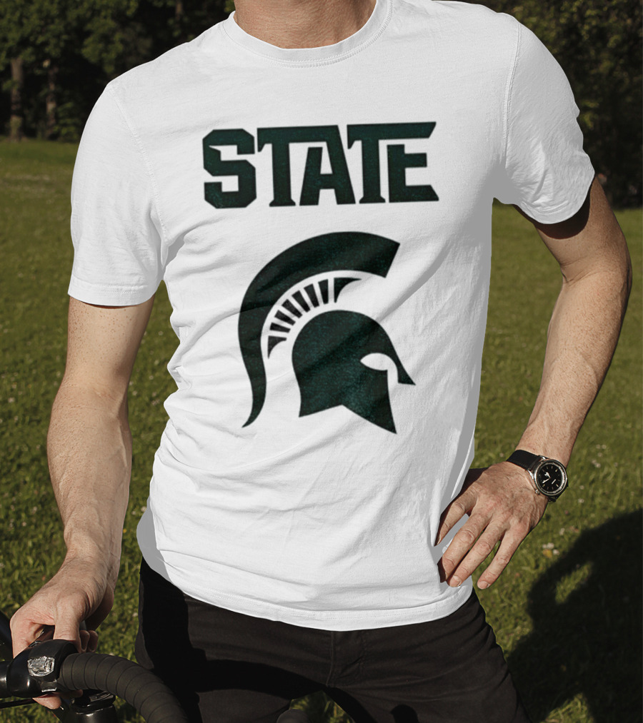 STATE Spartans Michigan Big Ten Basketball T-Shirt