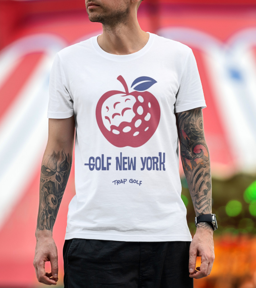 Trap Golf Apple Golf New York T-Shirt