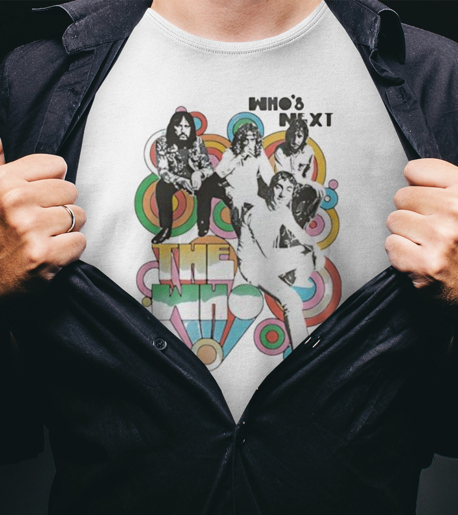 Who’s Next The Who Band Classic Album Cover Art T-Shirt