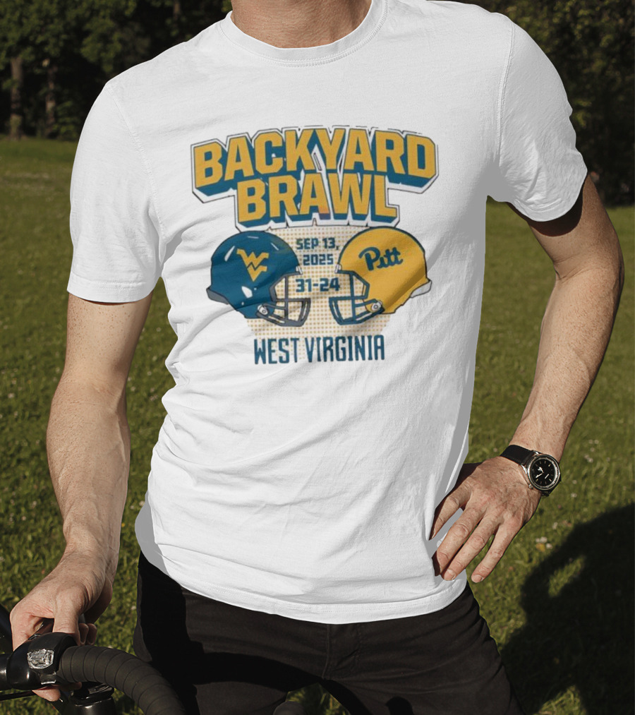 Backyard Brawl West Virginia Sep 13 2025 Pitt 31-24 T-Shirt